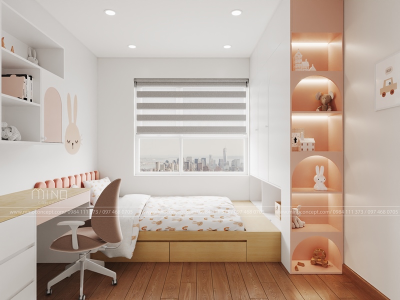 25 Thiết kế phòng ngủ cho bé gái hiện đại từ 10  15 tuổi  An Lộc
